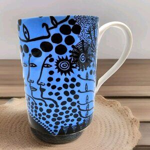 Contemporary Art Yayoi Kusana " Late- Night Chat" Coffee Cup Third Drawer Down
